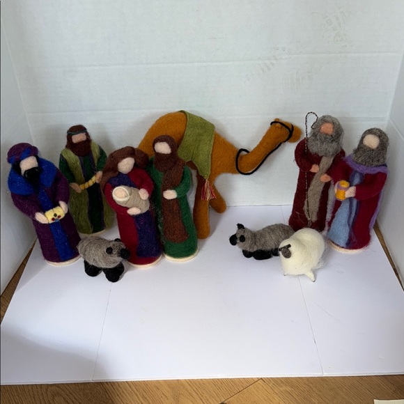 Amirah Bella Designs Other - Handcrafted Felt Nativity Set
